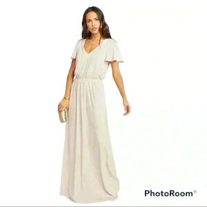 Show Me You Mumu Michelle Flutter Maxi Dress
